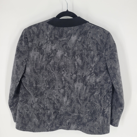 Marlowe Italian Made women's two tone black gray blazer‎ Size 14 - Picture 4 of 4